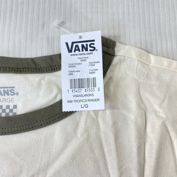 Vans Tropics Ringer Short Sleeve Tee T-Shirt - Picture 3 of 9